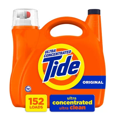 Tide Ultra Concentrated Liquid Laundry Detergent, Original (152 loads, 170 fl. oz.)