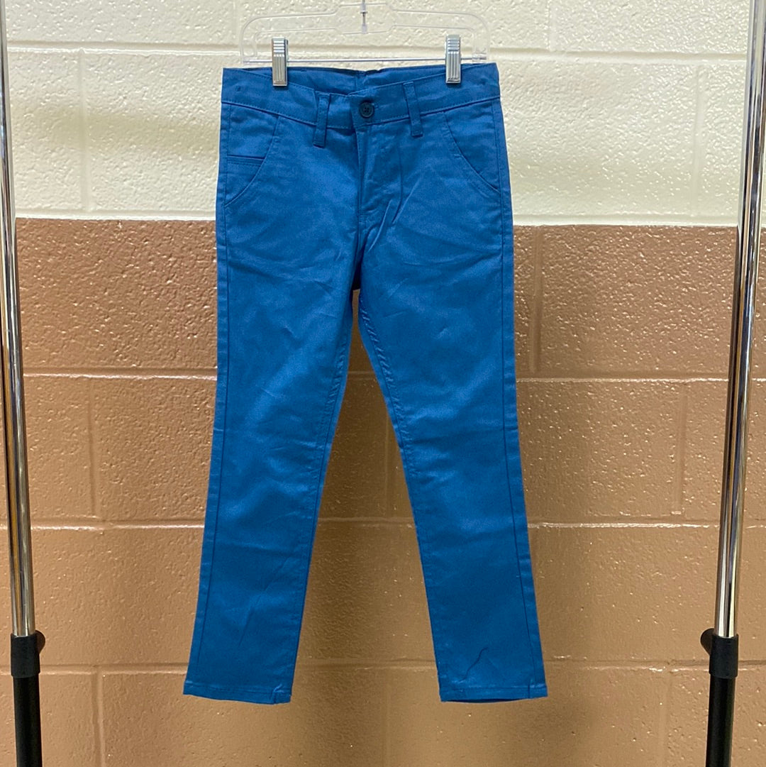 Blue adjustable jeans