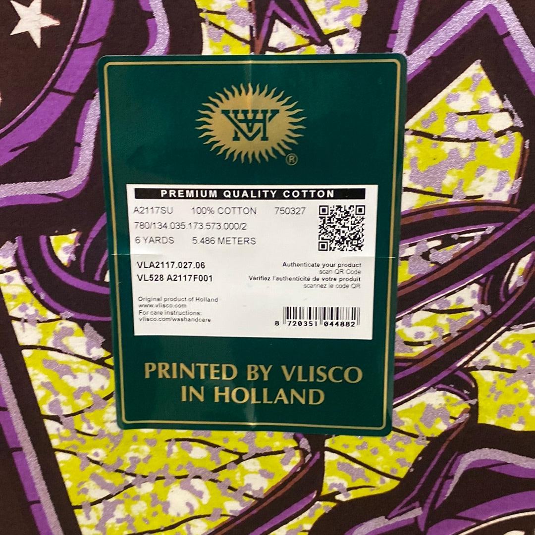 Vlisco Super wax fabric VLA2117.027.06