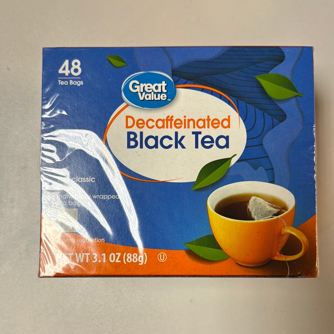 Decaffeinated black tea 48 bags