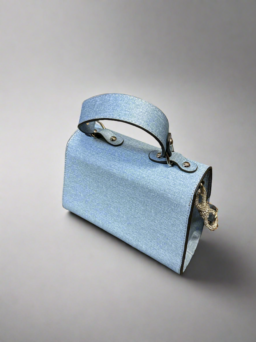 Sapphire Bow Clutch