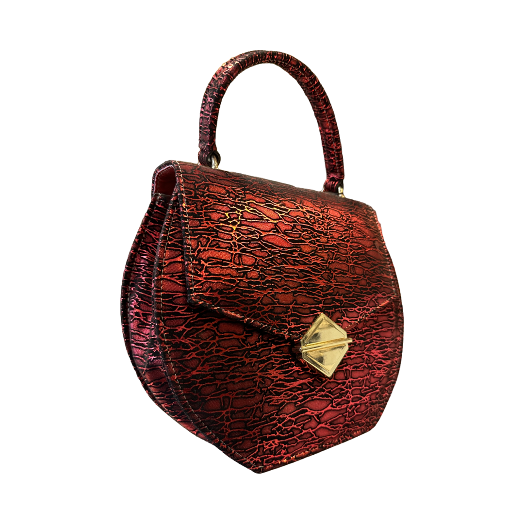 Scarlet elegance handbag