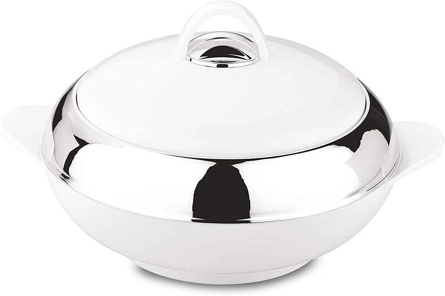 Crescent Insulated Casserole Hot Pot Serving Bowl Food wormer 2.5L