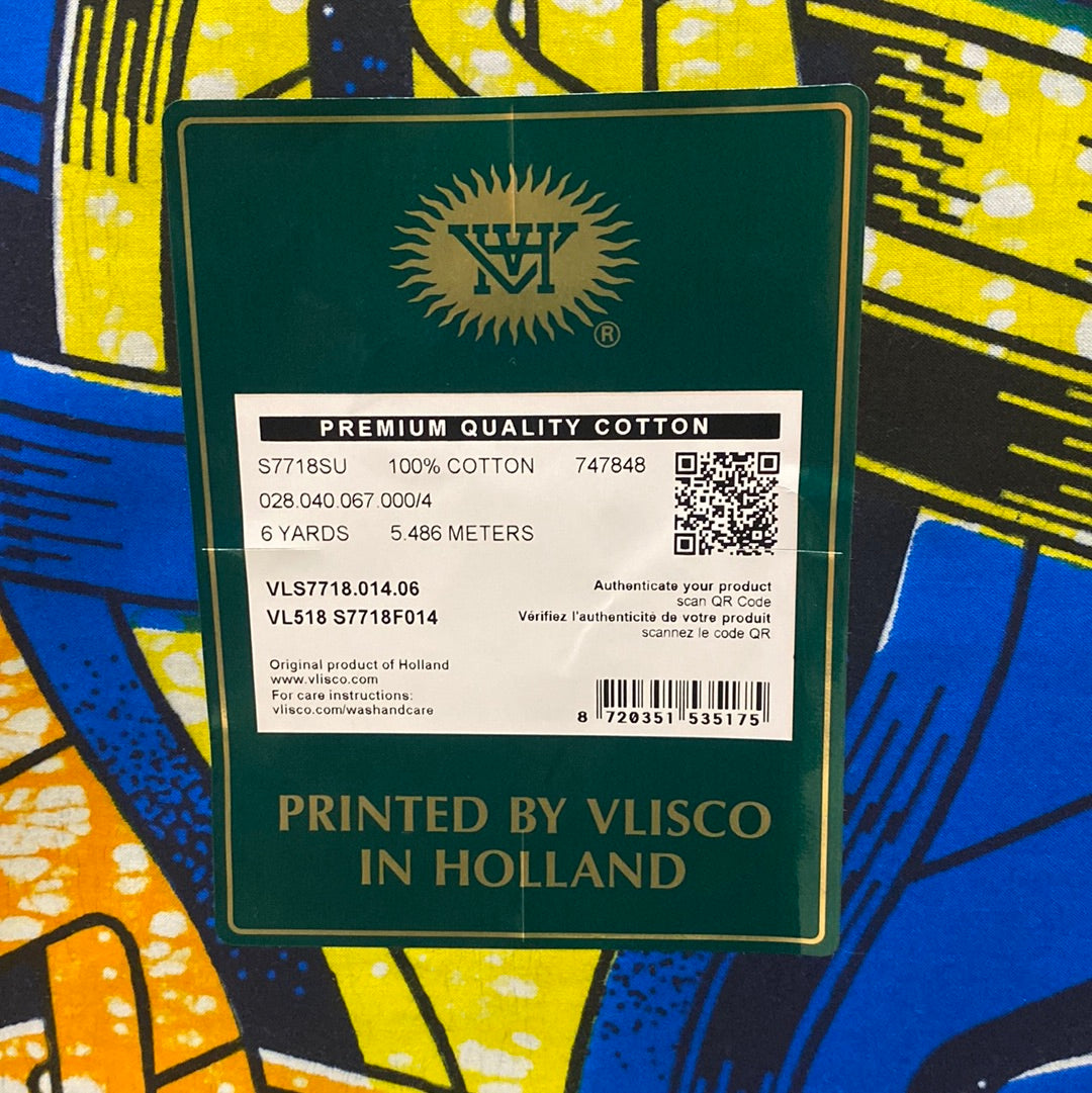 Vlisco Super wax fabric VLS7718.014.06