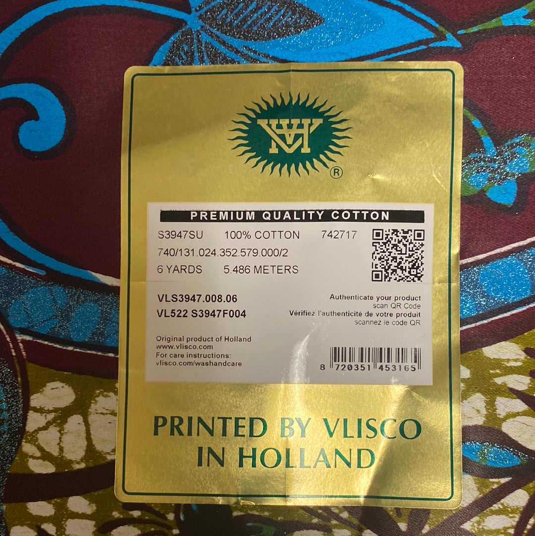 Vlisco Grand Super wax fabric VLS3947.008.06