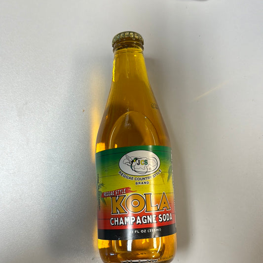 JCS reggae style kola champagne soda (355ml)