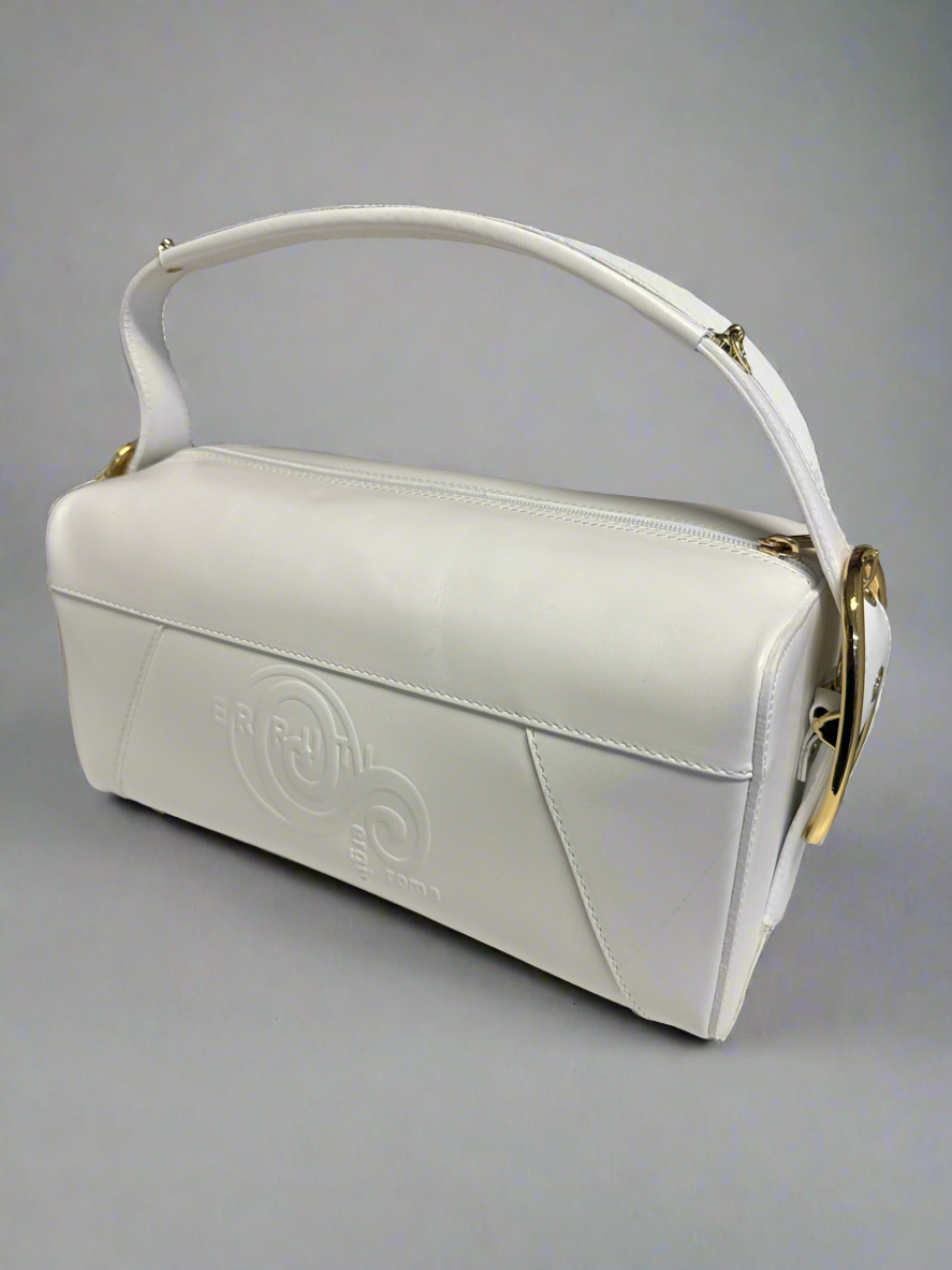 Snow queen white cerruti purse & heels (38) cerruti