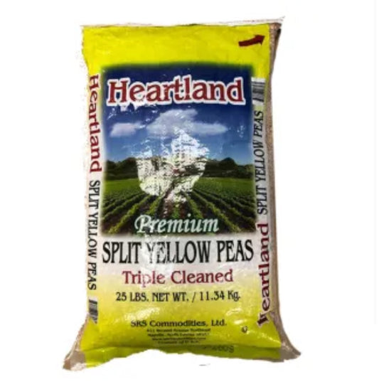 Split yellow peas 25lbs