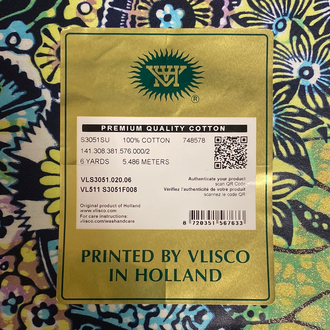 Vlisco Grand Super wax fabric VLS3051.020.06