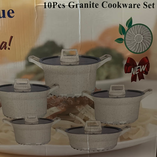 Luxury Granite Cookware 5 pec Set