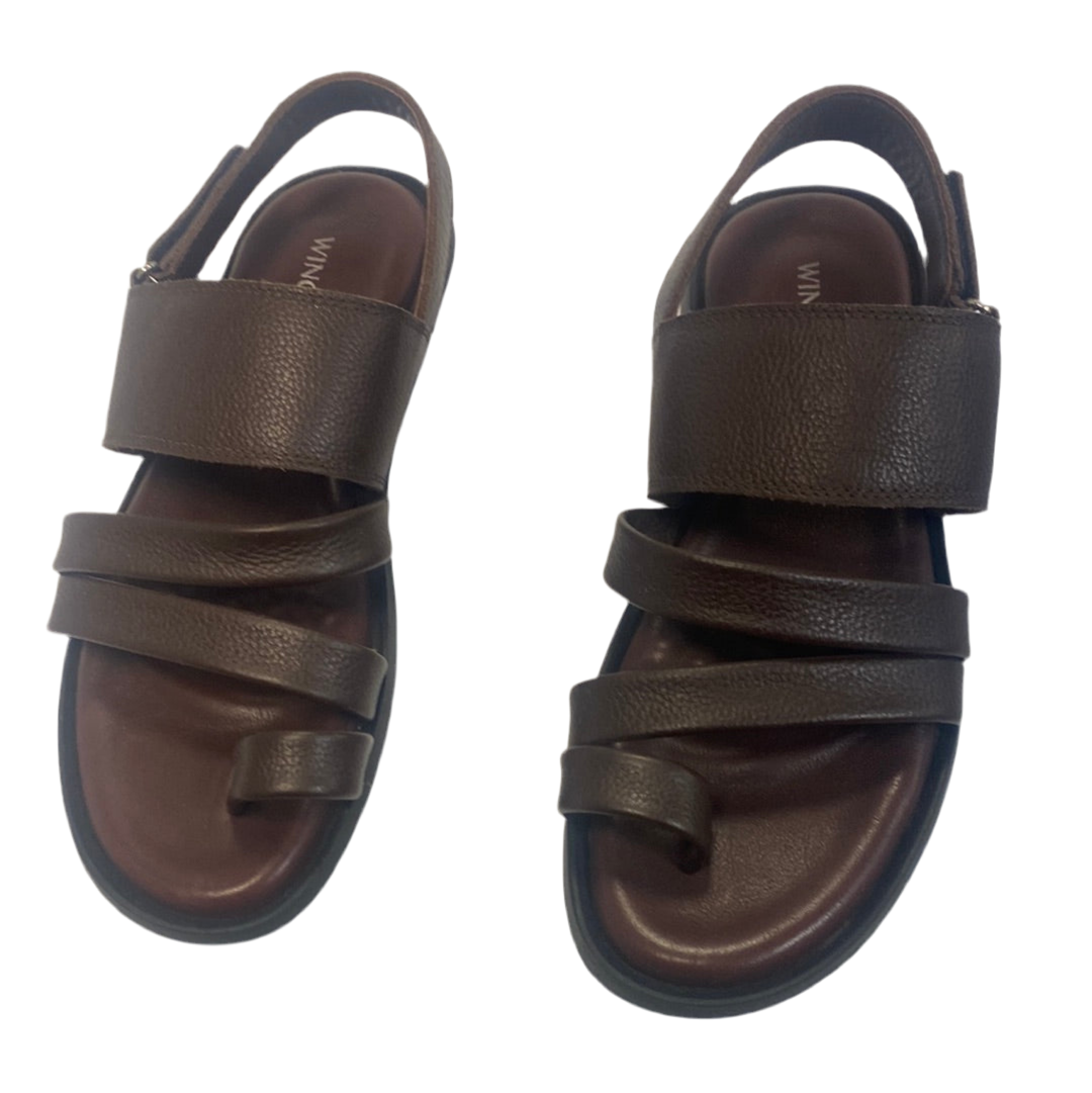 Wings line sandals brown