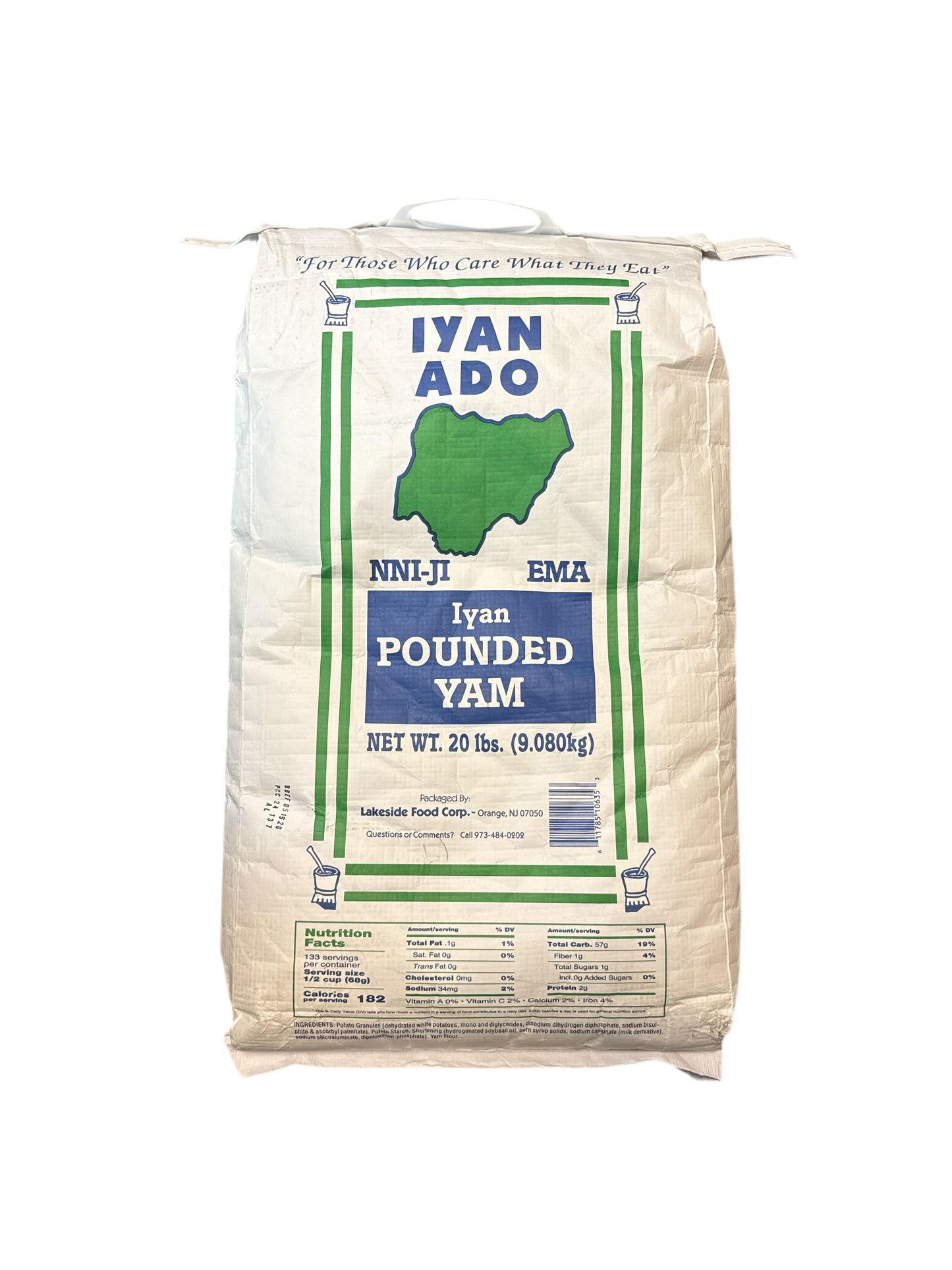 IYAN ADO POUNDED YAM 20lbs