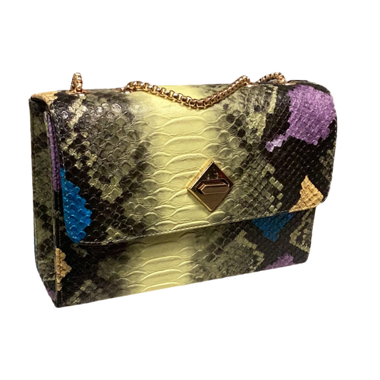 Gator print hand Purse