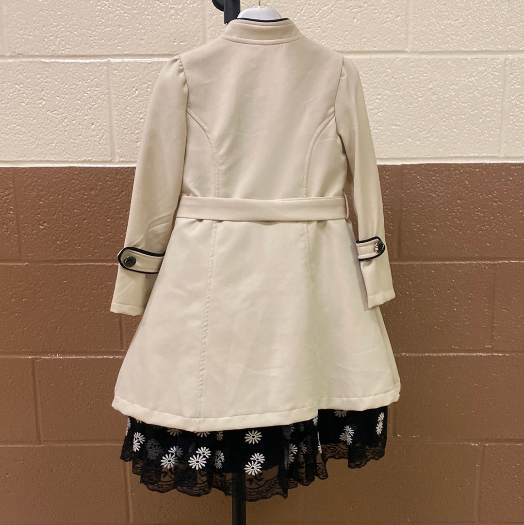 Kids dress & trenchcoat with belt