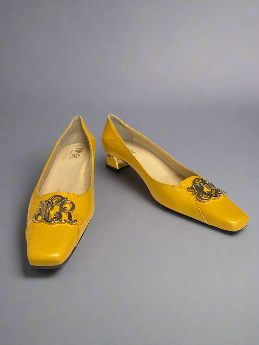 Sun Shine yellow cerruti purse & heels (43) cerruti