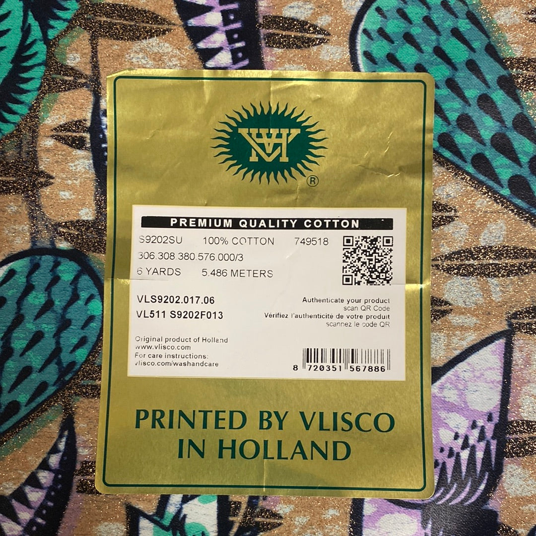 Vlisco Grand Super wax fabric VLS9202.017.06