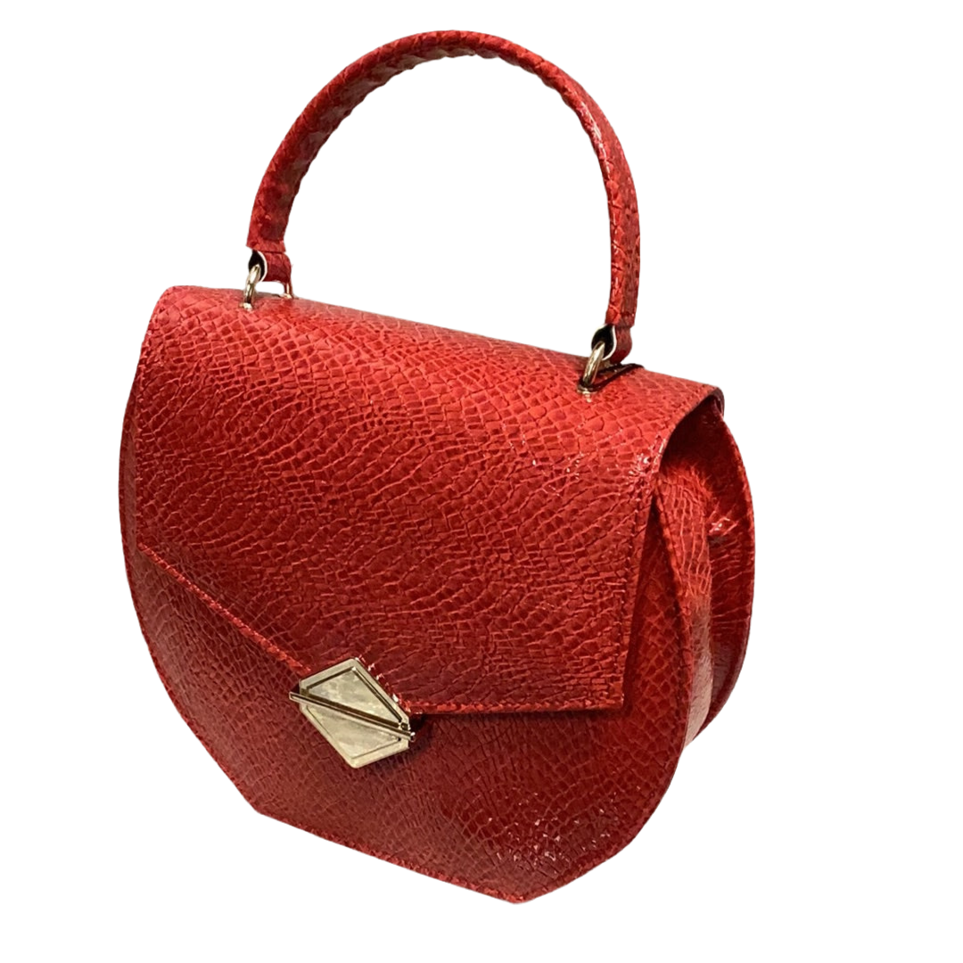 Scarlet elegance handbag