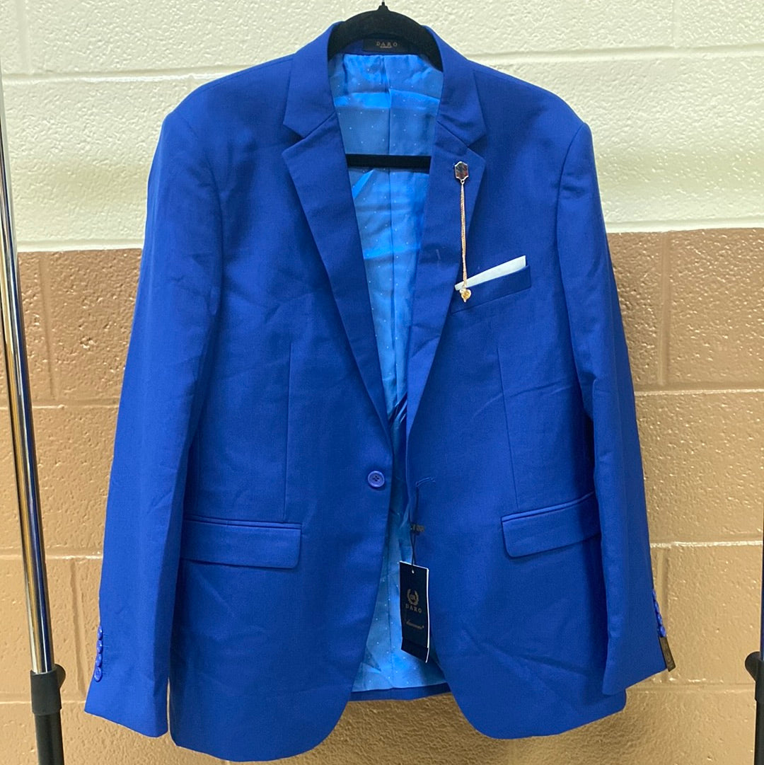 Blue 3P Notch lapel suit