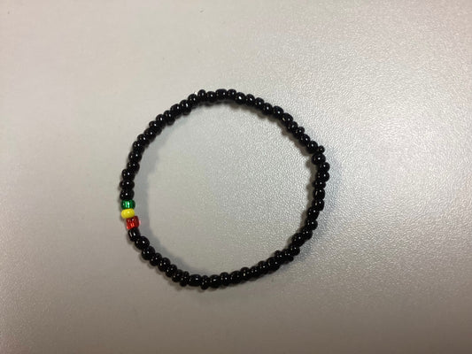 Black Africa flag bracelet