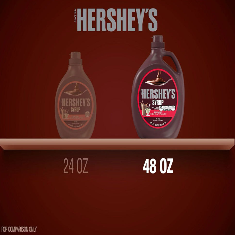 Hershey syrup, genuine chocolate flavor 48 OZ