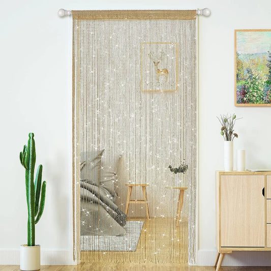 Glitter String Door Curtain Beads