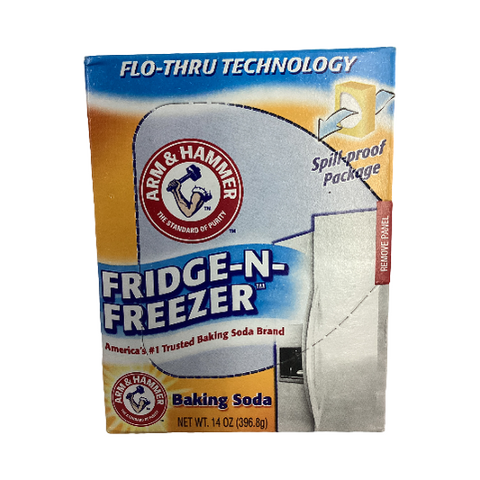 ARM & HAMMER Baking Soda Fridge-n-Freezer Odor Absorber, 14 oz Box