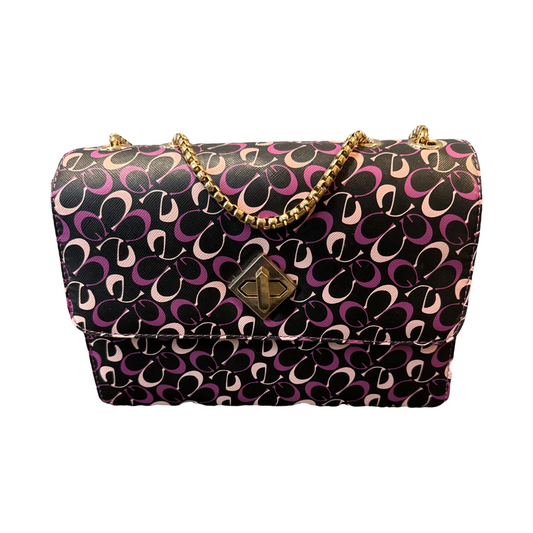 Violet night handbag