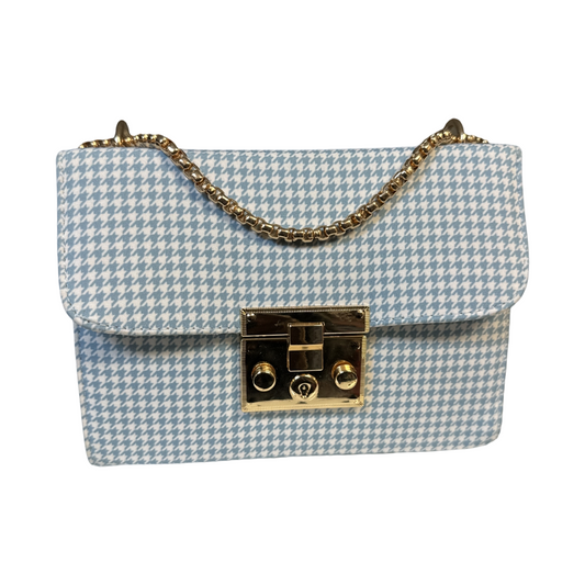 Blue flight mini hand bag