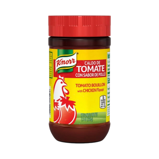 Knorr Granulated Tomato with Chicken Flavor Bouillon Ground Fat & Cholesterol Free, 7.9 oz Jar