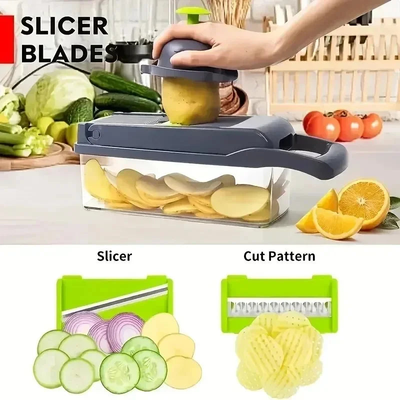 Multifunctional Vegetable Chopper 14/16 in