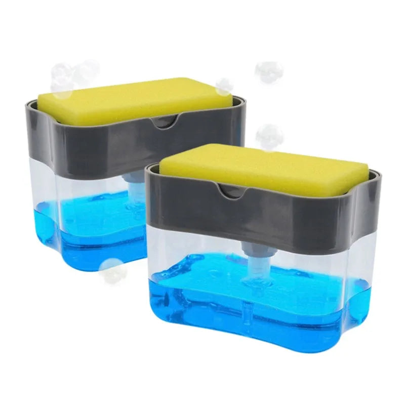 Sponge Caddy Soap Pump Dispenser