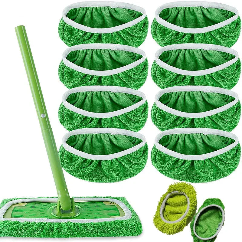 Reusable flat mop