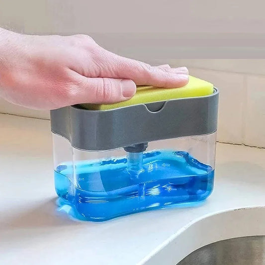 Sponge Caddy Soap Pump Dispenser