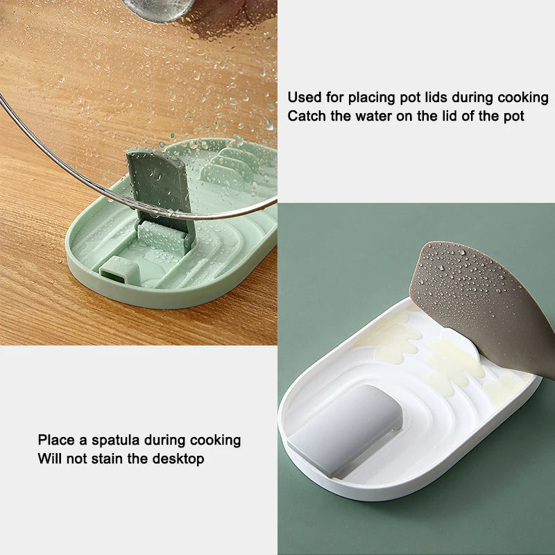 Pot Lid & spoon Holder