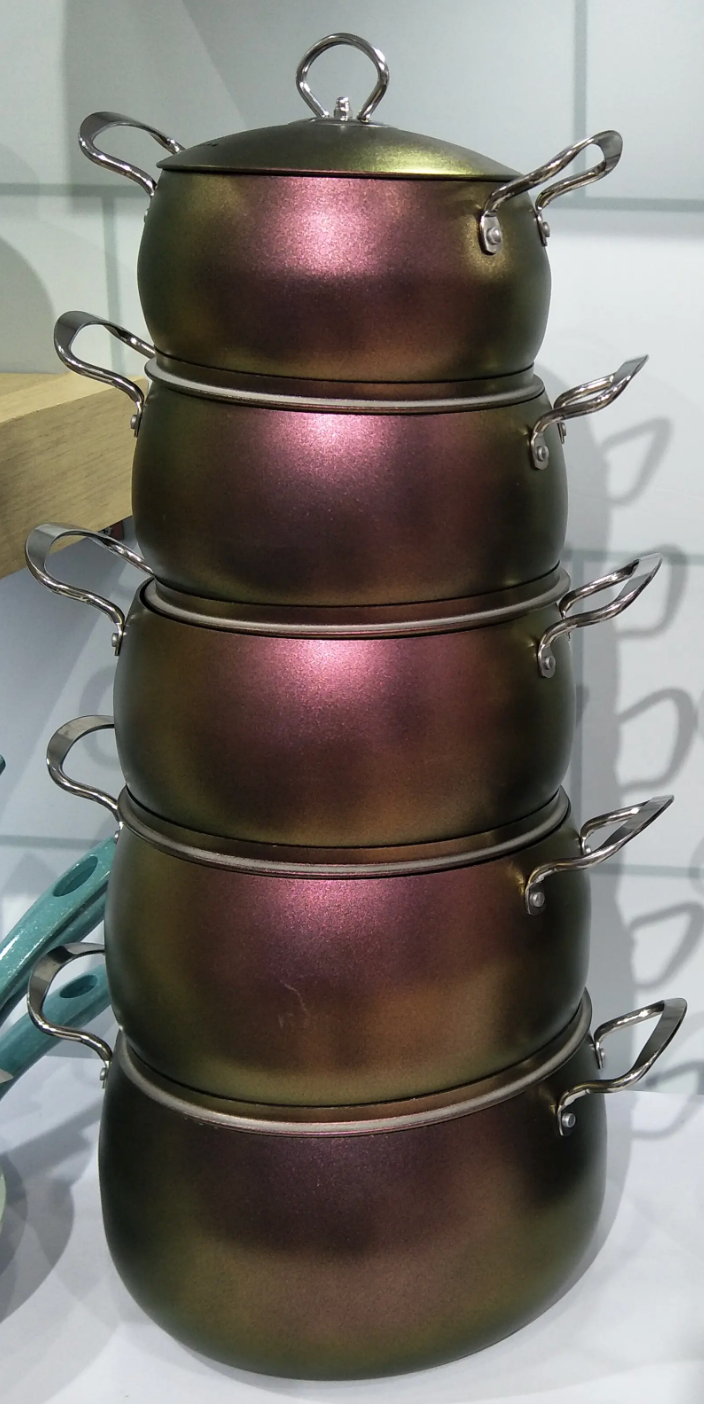 Aluminum Belly Pot 5 piece Set