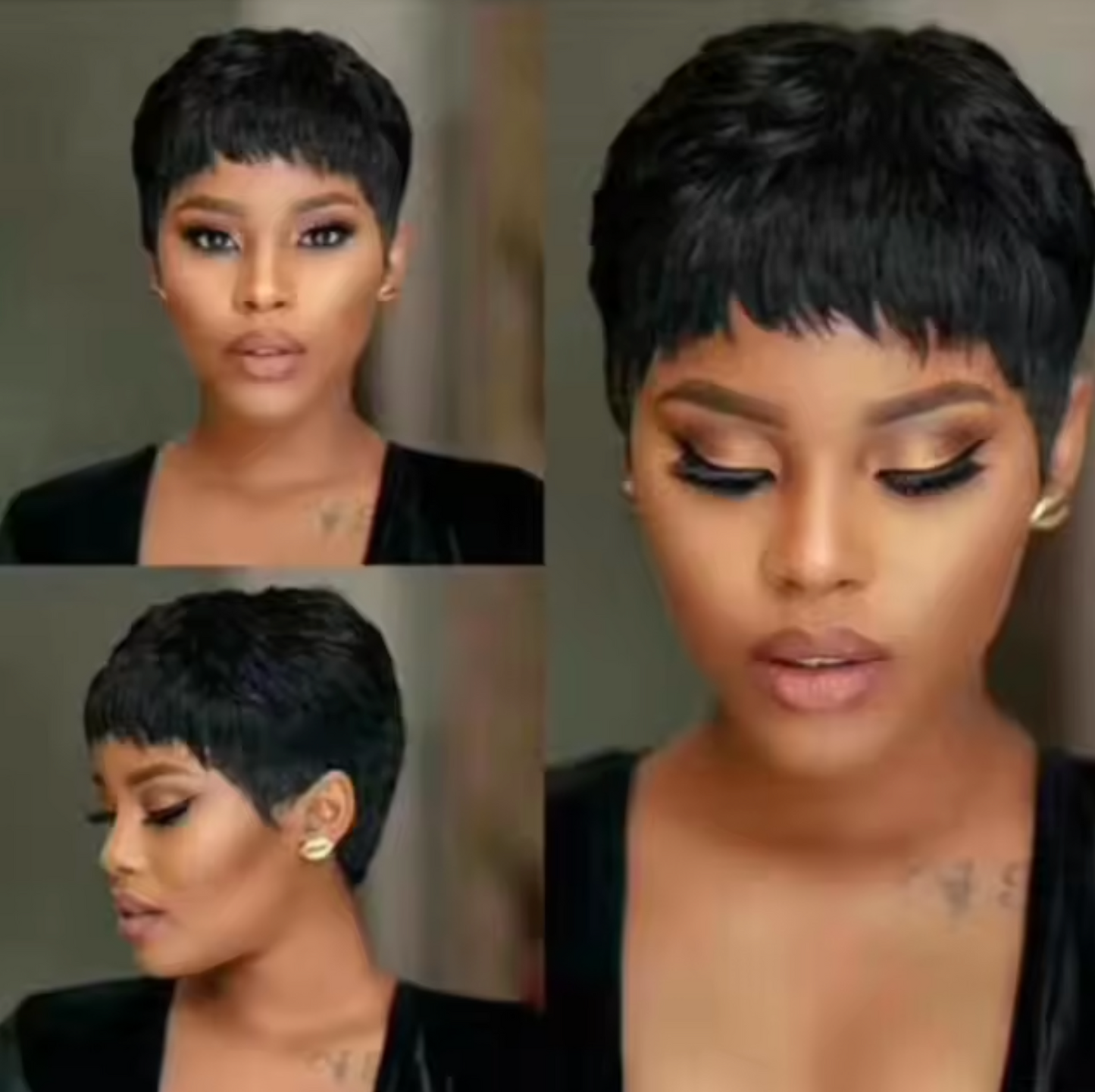 Black Short Hair Wig