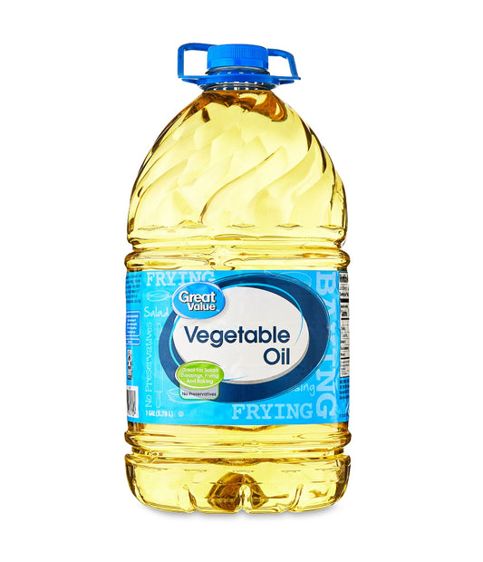 Great value, vegetable oil 1 gallon