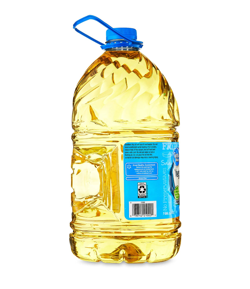 Great value, vegetable oil 1 gallon