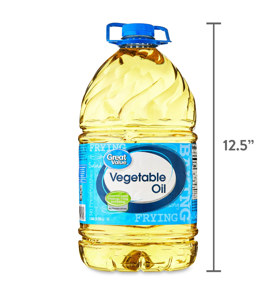 Great value, vegetable oil 1 gallon