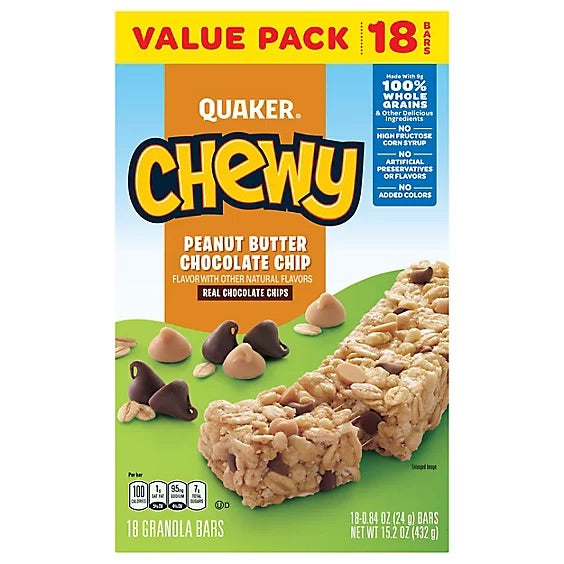 Quakers chewy, granola bar