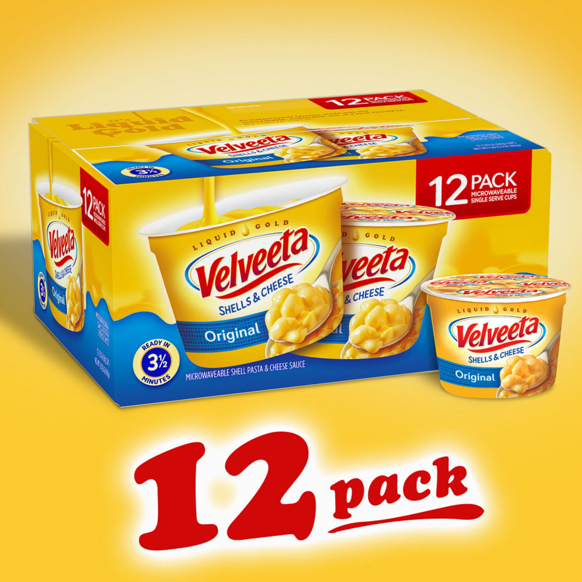 Velveeta shells & cheese 12 pack