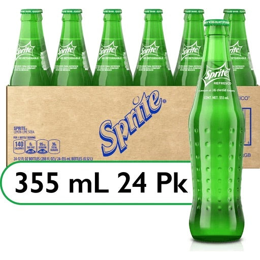 Sprite glass bottles 355ml