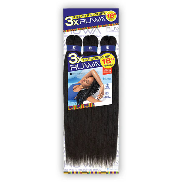 Synthetic Braid - 3X RUWA PRE STRETCHED BRAID 18