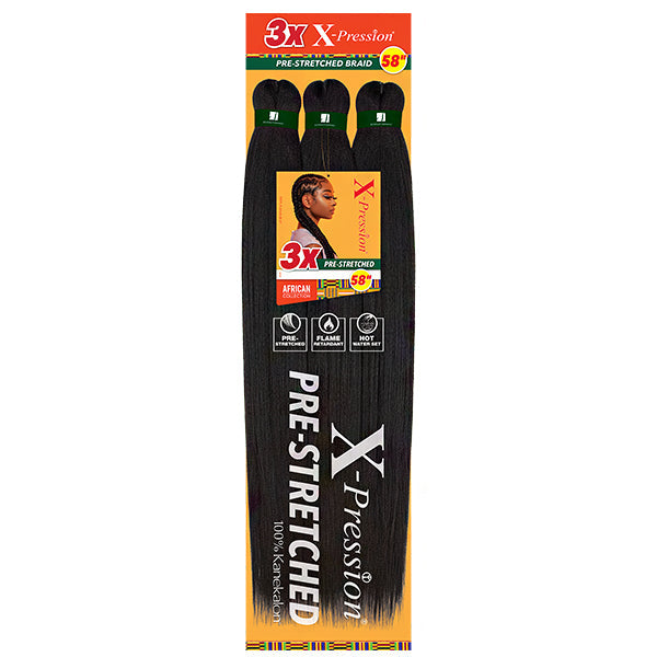 Synthetic Braid - 3X X Pression PRE STRETCHED BRAID 58