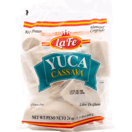 Frozen YUCA cassava 1.5lbs