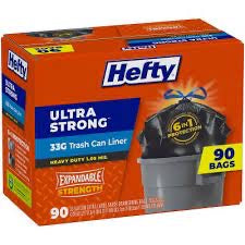 Hefty Ultra strong trash bags 90 bags