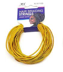 Gold Hair braiding strings