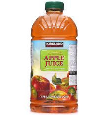 Apple juice 1 gallon (kirkland)