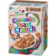 cinnamon toast crunch 2 bags (49.5oz)