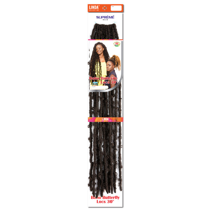 Black 30 inch boho locs